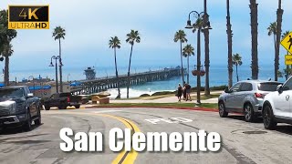 San Clemente California  4K Driving Tour [upl. by Ocinom]