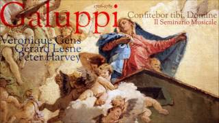 B Galuppi  Confitebor tibi Domine  for soprano alt bass amp continuo [upl. by Rome651]