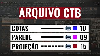 COMO CONFIGURAR ARQUIVO CTB NO AUTOCAD [upl. by Cele]