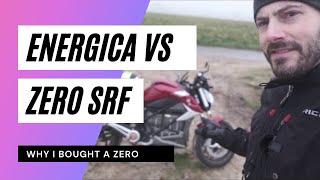 Why I picked Zero not Energica  Electric Motorcycles  My Zero SRF Electric Motor long term review [upl. by Benkley]