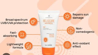 heliocare advance sunscreen review in tamilTinted sunscreen no makeup look🫠 [upl. by Bowyer]