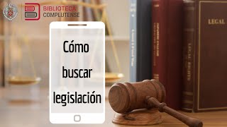 Cómo buscar legislación [upl. by Marthena]