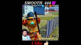 Smooth 444 😡💢 nonstopgaming ankushff tufan ffshorts ajjubhai gyangaming totalgaming freefire [upl. by Tnahsarp]