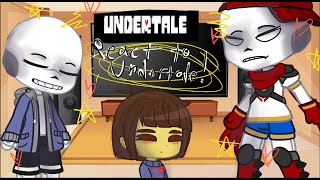 Undertale reacts to themselves Very VERY amazing video [upl. by Noam]