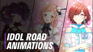 Idol Road SSR Fes Animations  IDOLMSTER Shiny Colors [upl. by Morley]