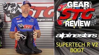 Alpinestars Supertech R V2 Boot Review  Sportbike Track Gear [upl. by Nessie902]