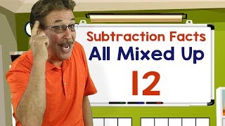 Subtraction Facts All Mixed Up 12  Math Songs for Kids  Jack Hartmann [upl. by Seabrooke]