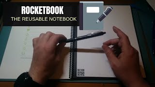 Everlast Rocketbook  the reusable notebook for frixion pens [upl. by Amalle]