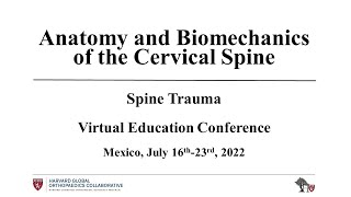 Anatomy and Biomechanics of the Cervical Spine [upl. by Pantia]