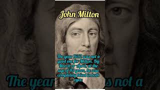 John MiltonEnglish literatureshortshortviral [upl. by Eikcin]