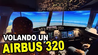 Volamos un Simulador REAL del Airbus 320  Evento AEROTRASTORNADOS [upl. by Rhona713]