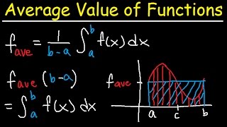 Average Value of a Function on an Interval [upl. by Doralin]