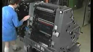 Heidelberg GTO 1988 Training Videos 6 of 9 [upl. by Sweyn707]