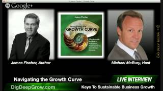 Navigating the Growth Curve  James Fischer talks about Sustainable Business Growth [upl. by Ennahtebazile]