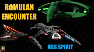 USS Spirit VS Romulan Dderidex Class Warbird  Both Ways  Star Trek Starship Battles [upl. by Eniagrom]