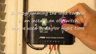 A long and boring explanation of the load control functions of the EPRC 10 A solar controller [upl. by Chickie]