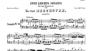 Piano Sonata Op49 No1  BeethovenNathan Gnewikow [upl. by Colyer837]