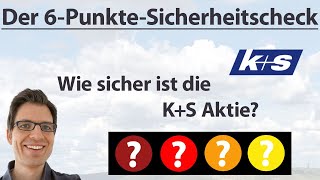 KS Aktienanalyse Wie sicher ist die Aktie  6PunkteCheck Rangliste [upl. by Hetty]