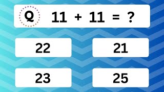 20 addition exercises for kids quiz [upl. by Mikael]