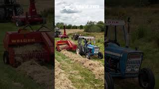 Ford 3000 baling with Welger Baler silage farming [upl. by Countess885]