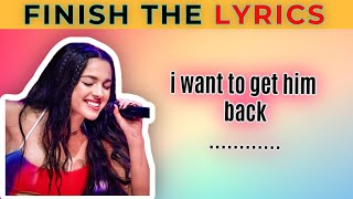 FINISH THE LYRICS  25 Most Popular TikTok Songs 112023 🎵 [upl. by Ahseekat]