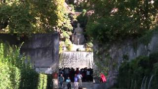 The Fountains of Villa dEste in Tivoli Italy Renaissance Estate and Gardens from 16th Century [upl. by Mick10]