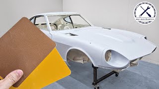 Finally Painting the Car Datsun 240Z Restoration Part 5 [upl. by Gussi824]