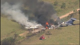 Accidente de avión en Texas EEUU [upl. by Haisej58]