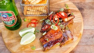 Teryiaki glazed pork belly recipe  Gustomondo [upl. by Okier95]