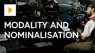 What Does Modality And Nominalisation Mean [upl. by Yleve]