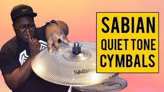 Sabian Quiet Tone Cymbals Playing and Review  Drumshack London [upl. by Suoivatnom]