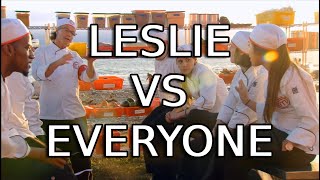 MasterChef S5 Contestants Fighting Part 1  Leslie Ahran Cutter Moments [upl. by Barayon]