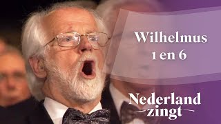 Wilhelmus couplet 1 en 6  Nederland Zingt [upl. by Anay109]