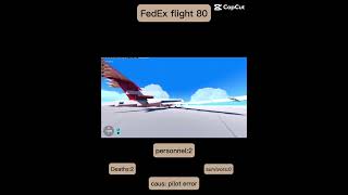 FedEx flight 80 but with a 727￼ [upl. by Rehtae]