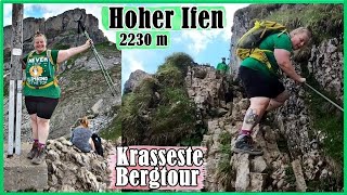 Heftigste BERGTOUR dieses Jahr 💪 Hoher Ifen  Hahnenköpfle  Wandern Oberstdorf  PrimaDina [upl. by Enyehc]