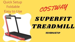 UNBOXING SuperFit Treadmill easysetup fitness homeworkout [upl. by Eltsyek]