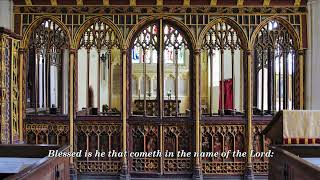 Taverner Sanctus amp Benedictus adapted for Communion Service of the Book of Common Prayer 1549 [upl. by Heimlich]