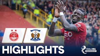 Aberdeen 20 Kilmarnock  Guèye Grabs A Brace Of Headers  William Hill Premiership [upl. by Ytsenoh]