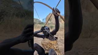 Hadzabe tribe Hunting time Arrows Target 🎯culture hunters wildlife [upl. by Geof]