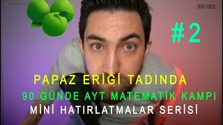 Fonksiyonlarda Dönüşümler  Papaz Eriği Tadında AYT MATEMATİK Mini Hatırlatmaları 2 [upl. by Maurilla]