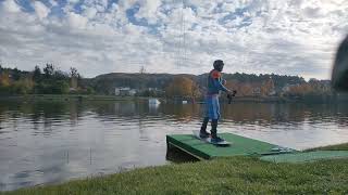 Wakeboarding practice [upl. by Fotinas30]