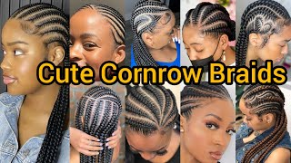 2024 Latest Cornrow Braids Hairstyles  Braids for Black Women  Twist Hairstyle  Ghana Weaving [upl. by Tereb844]