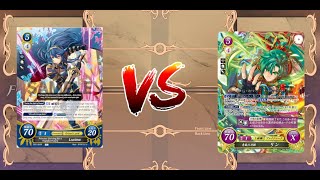 Fire Emblem Cipher Orange Crystal  Kirito Lucina VS Zelfie Lyn [upl. by Lissy]