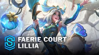 Faerie Court Lillia Skin Spotlight  League of Legends [upl. by Itsirk]