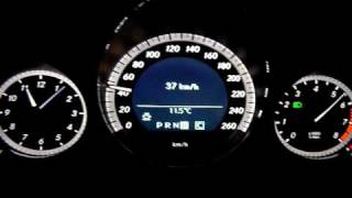 2009 Mercedes Benz E350 CGI Acceleration [upl. by Dajma]