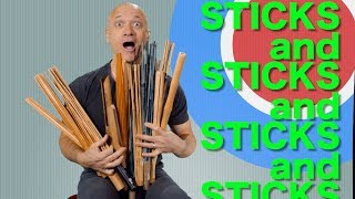 Percussion Sounds  Sticks and Sticks and More Sticks [upl. by Ahoufe103]