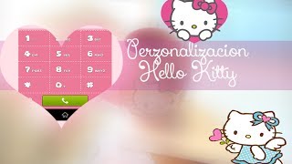 Cambia el Teclado de Marcación de celular ANDROID amp Personalización Hello Kitty [upl. by Tabb]