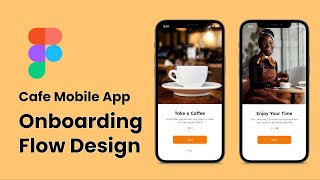 Mobile App UI Design in Figma  Onboarding Flow [upl. by Plantagenet]