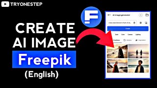 Freepik AI Image Generator  How to Create Text to AI Image [upl. by Oicul]