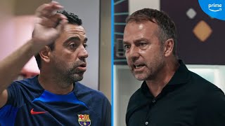 HANSI FLICK 🆚 XAVI  TEAM TALK STYLES  Part 1 [upl. by Ameg]